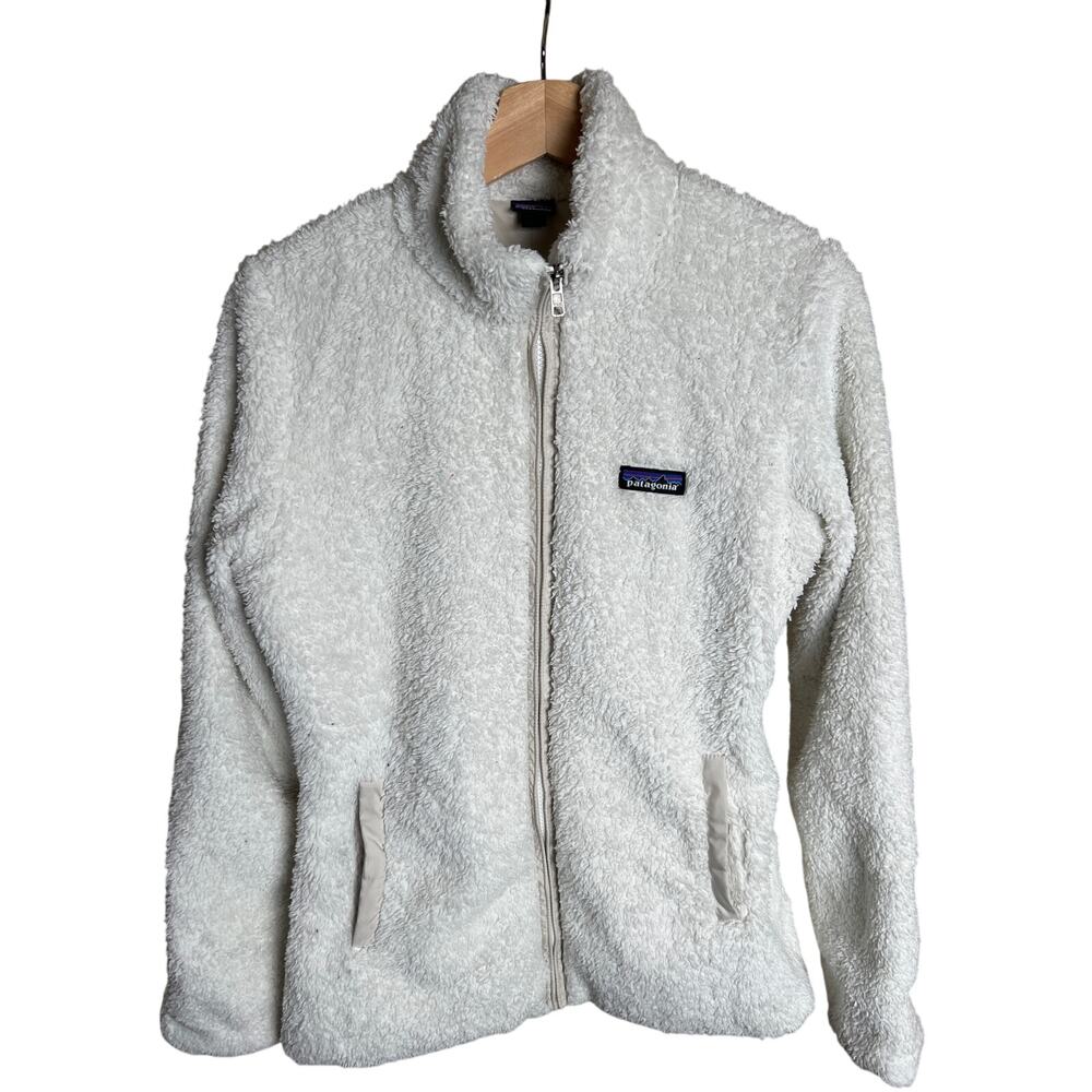 Patagonia Medium Polyester Fuzzy Fleece Zip Up Women's